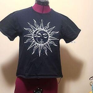 NWOT Sun and moon crop top